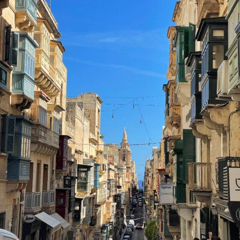 Malta.Gebäude in der Stadt